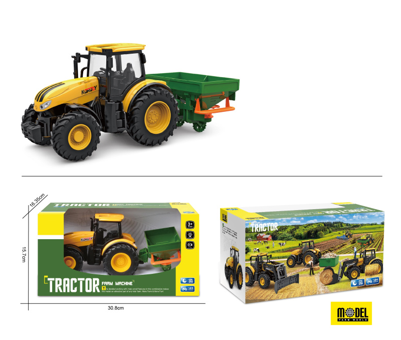 Wiky Vehicles Traktor s příslušenstvím a efekty 27,5 cm