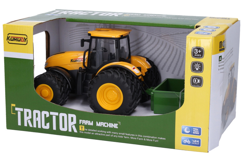 Wiky Vehicles Traktor s příslušenstvím a efekty 27,5 cm