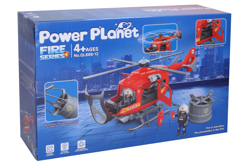 Wiky Helikoptéra hasiči s efekty 38 cm