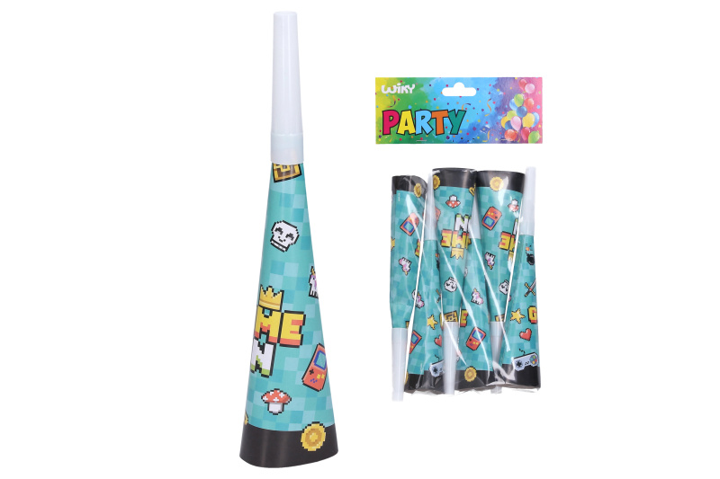 wiky Párty trumpetky HRA 20 cm, 6 ks