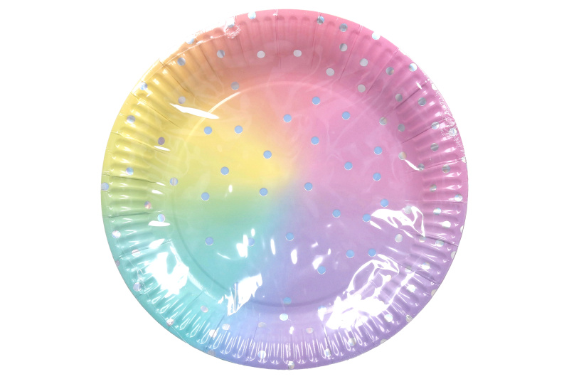 Wiky Párty tácky 23 cm Pastelové