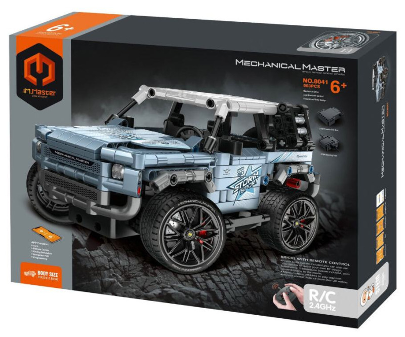 iM.Master Stavebnice auto terénní RC ovladač/aplikace - 503 dílků
