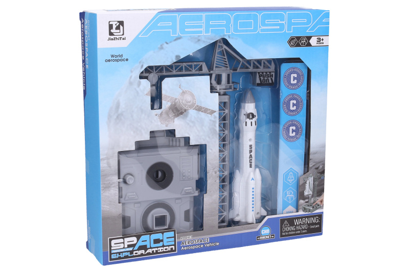 Wiky Vehicles Raketa s odpalovací plošinou a jeřábem 17,5 cm set