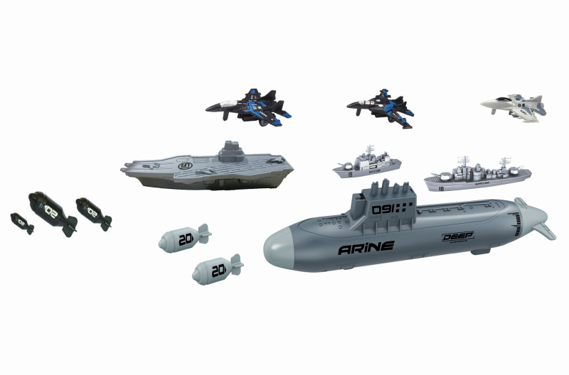 Ponorka s odpalovačem torpéd 28 cm set