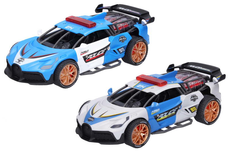 Wiky Vehicles Auto policejní na setrvačník s efekty 18 cm