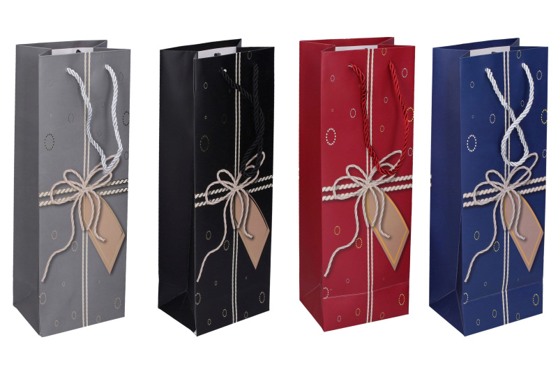 Dárková taška na láhev střední velikosti