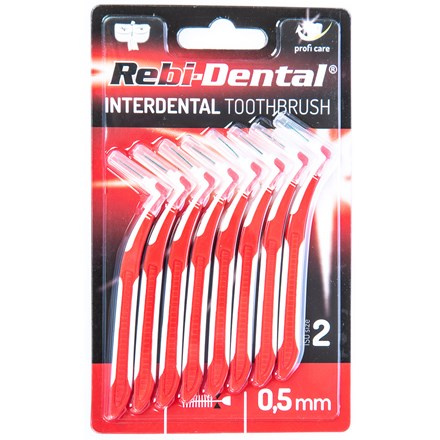 REBI-DENTAL kartáček mezizubní 0,5 mm 1 ks