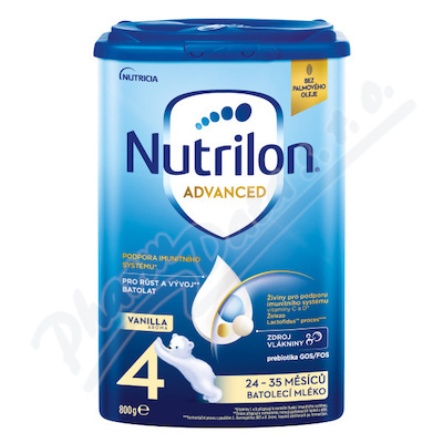 NUTRILON 4 Advanced Vanilla Batolecí mléko od 24-36 měsíců 800 g