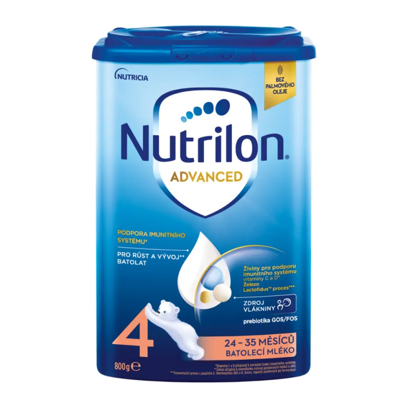 NUTRILON 4 Advanced Batolecí mléko od 24 - 35 měsíců 800 g