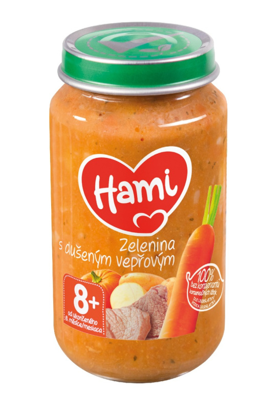 HAMI Mrkev s bramborem a vepřovým masem 200 g