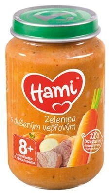 HAMI Mrkev s bramborem a vepřovým masem 200 g