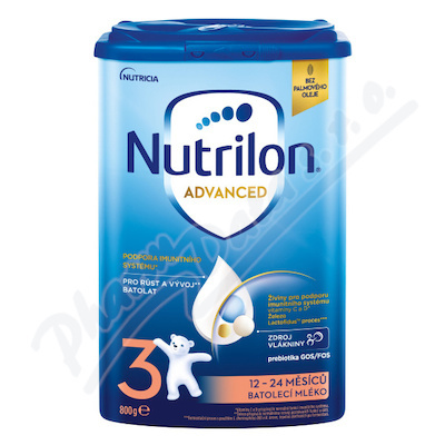NUTRILON 3 Advanced Batolecí mléko od 12-24 měsíců 800 g