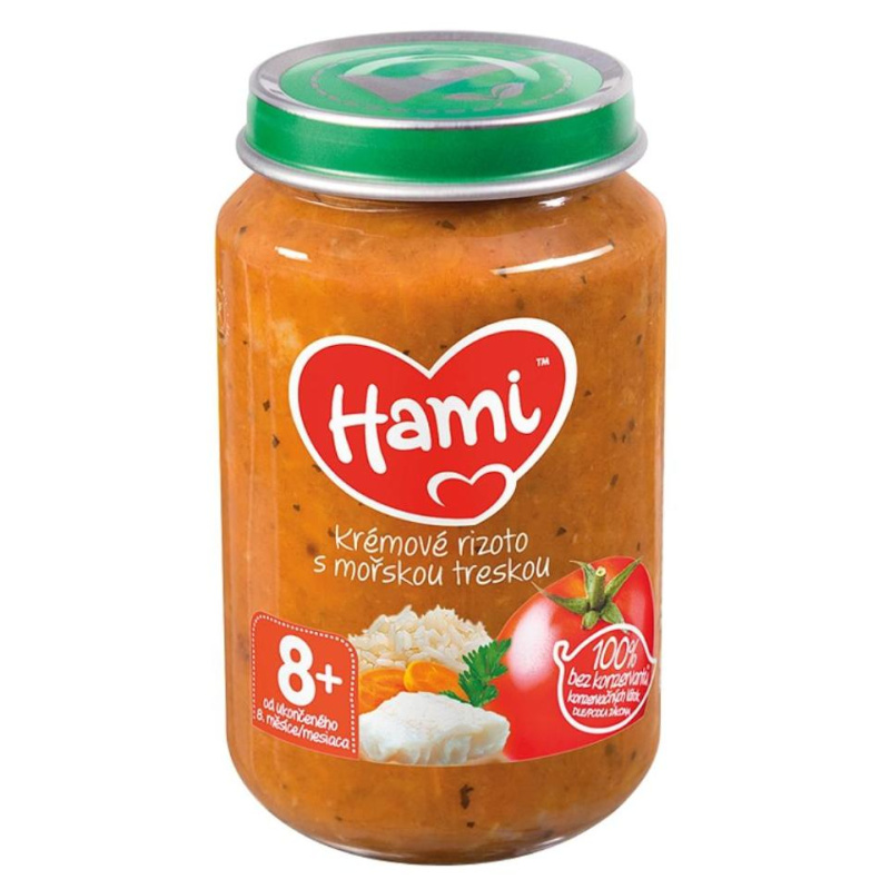 Hami Příkrm krémové rizoto s mořskou treskou