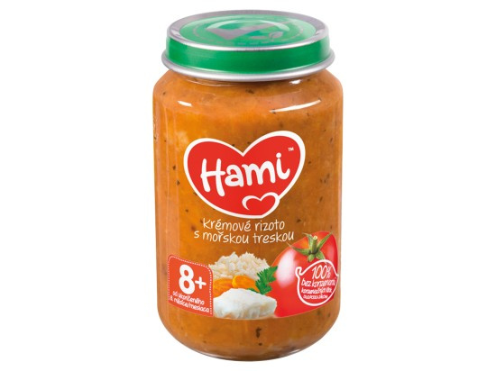 Hami Příkrm krémové rizoto s mořskou treskou