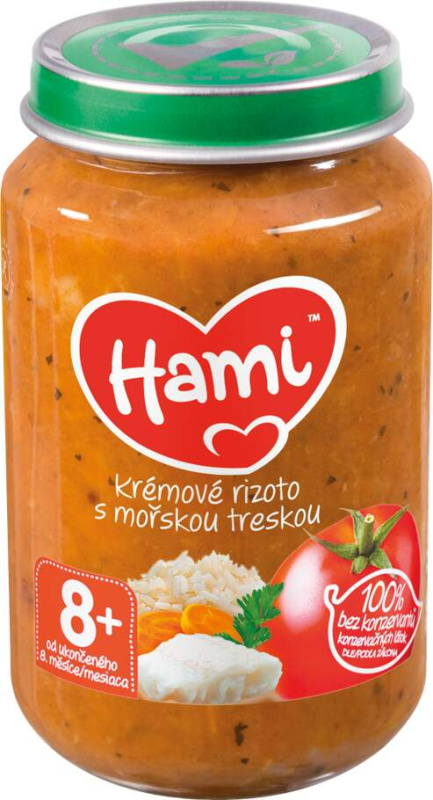 Hami Příkrm krémové rizoto s mořskou treskou