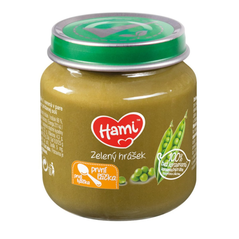 Hami Příkrm zelený hrášek