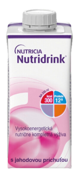 Nutridrink s příchutí jahodovou por.sol.24x200ml