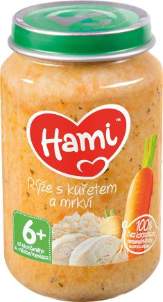 Hami Příkrm rýže s kuřetem a mrkví