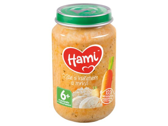 Hami Příkrm rýže s kuřetem a mrkví