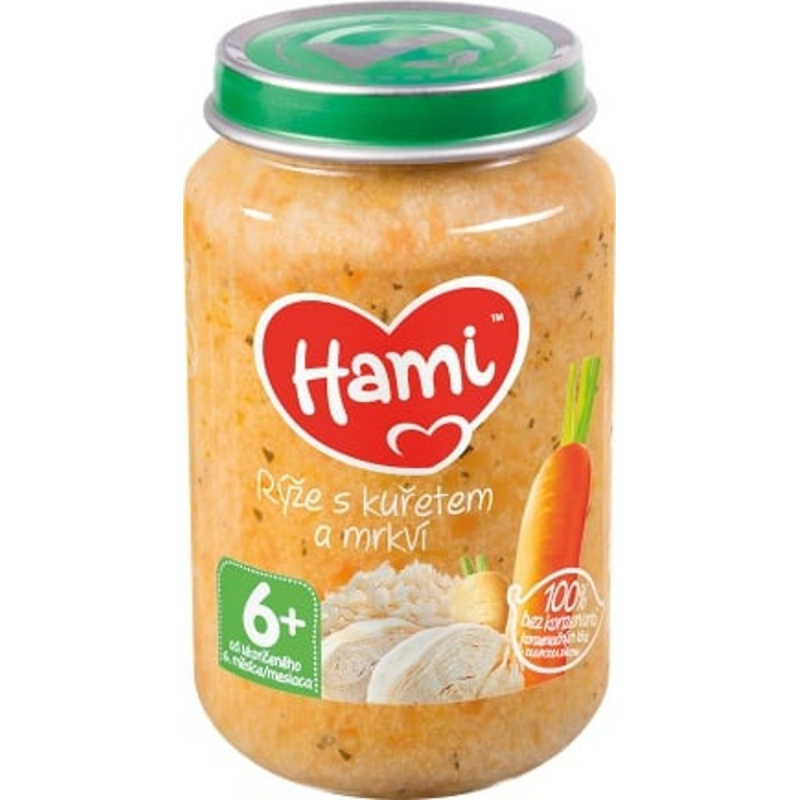 Hami Příkrm rýže s kuřetem a mrkví