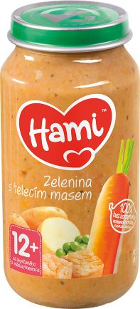 HAMI Zelenina s telecím masem od 12.měsíce 250 g