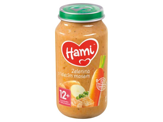 HAMI Zelenina s telecím masem od 12.měsíce 250 g