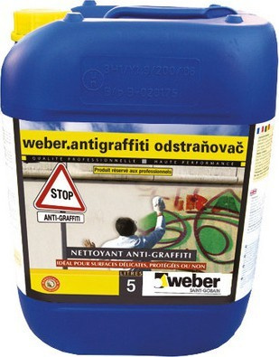 Odstraňovač weberantigraffiti weber antigraffiti 5 l 5 l