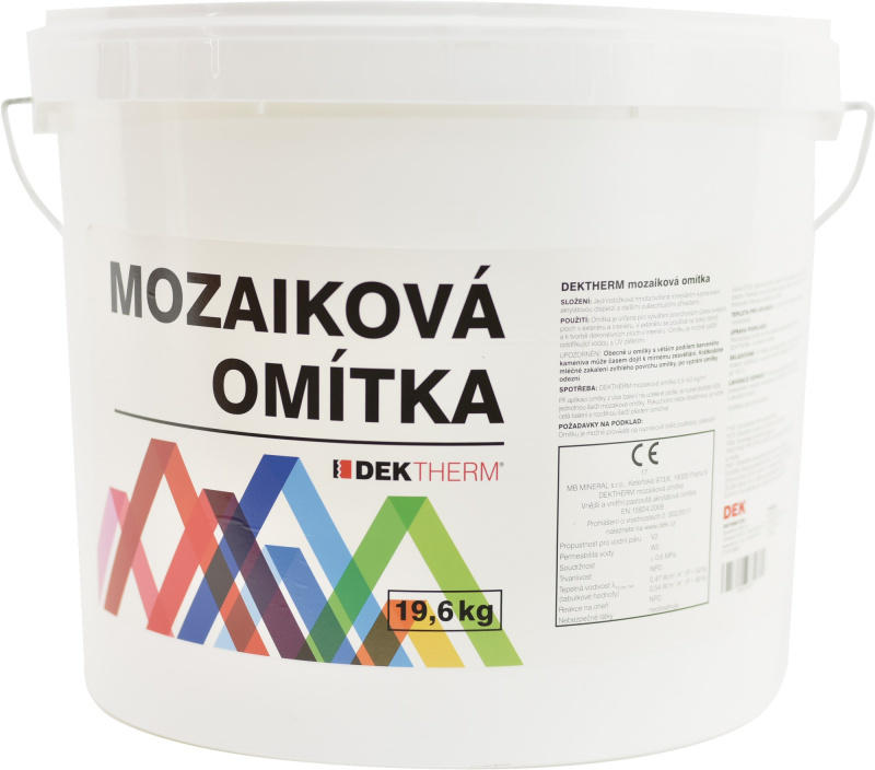 Omítka mozaiková DEKTHERM TZ 1–1,5 mm 20 kg