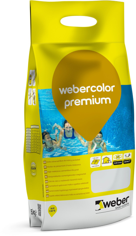 Hmota spárovací webercolor premium cement 5 kg