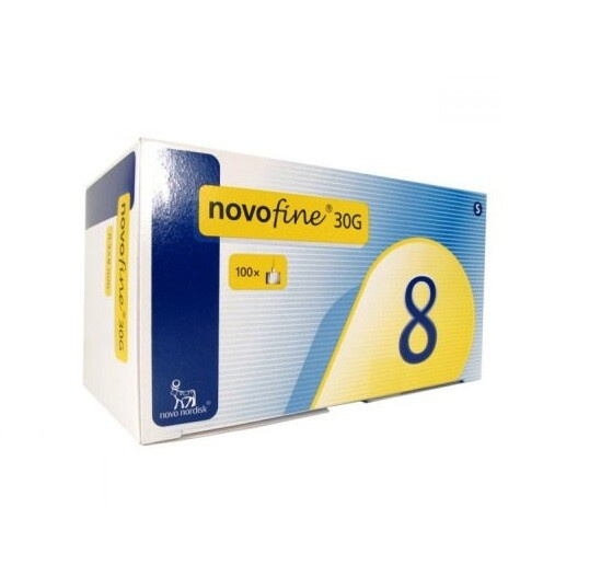 Novofine jehly TM 100ks 30Gx8 mm