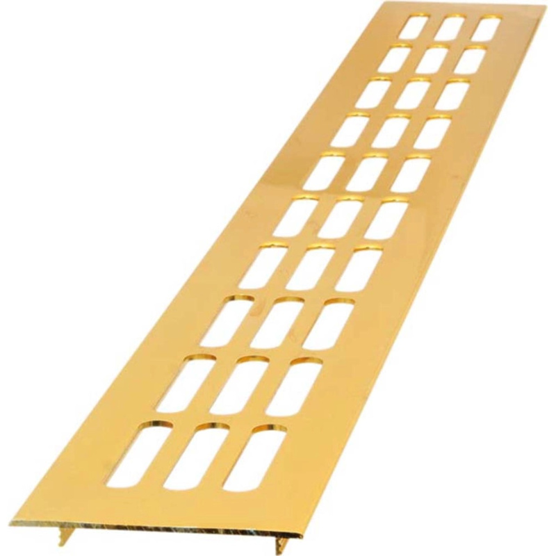 Cobra větrací mřížka, zlatá, 60 x 400 mm