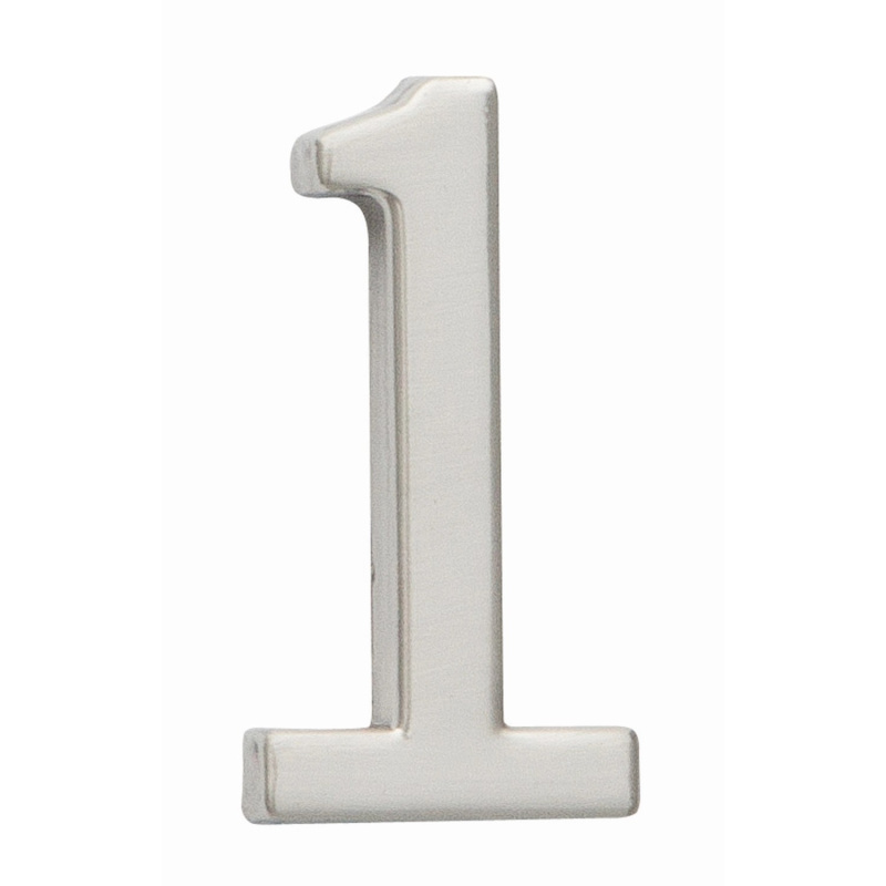 Cislo 3D nikl matny 1