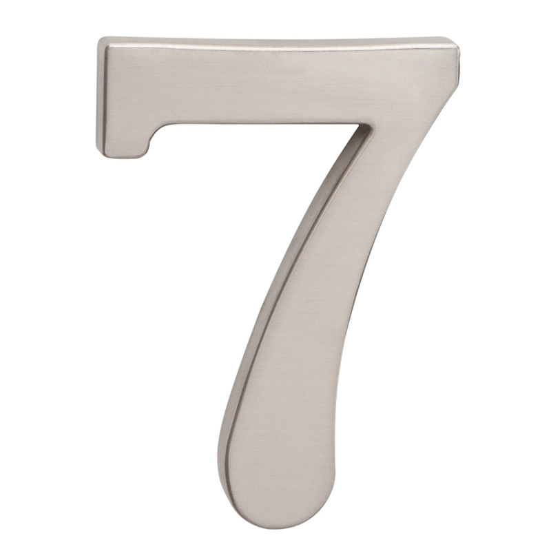 Cislo 3D nikl matny 7