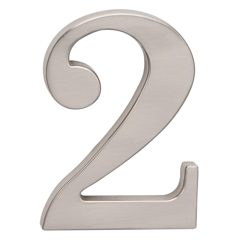 Cislo 3D nikl matny 2