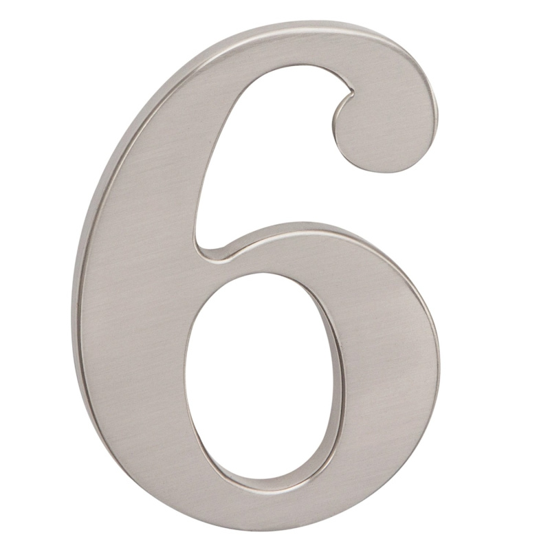 Cislo 3D nikl matny 6