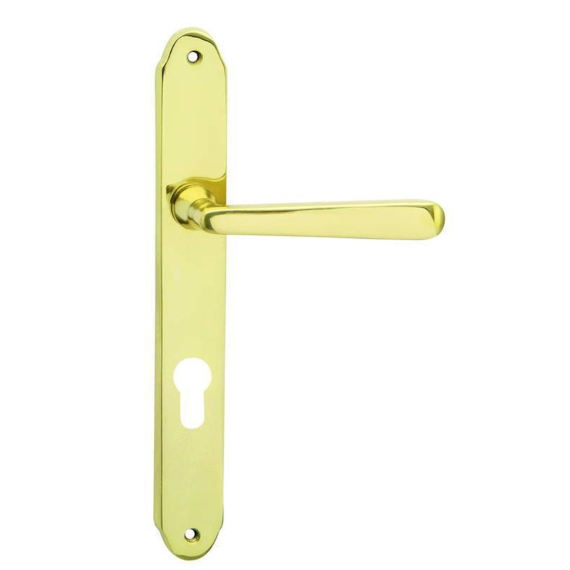 Cobra Štítové dveřní kování ALT-WIEN PZ 72, lesklá mosaz