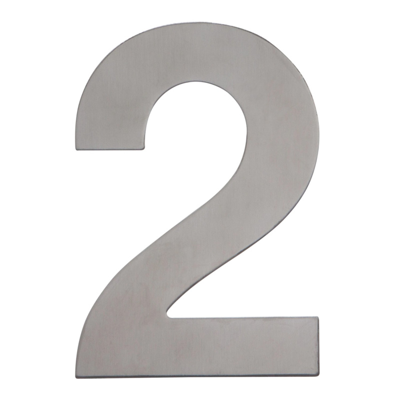 Cobra Číslice 2 - 15 cm, nerez