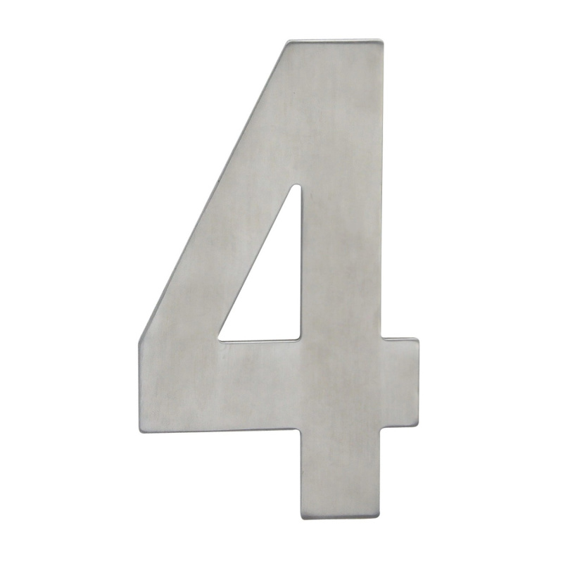 Cobra Číslice 4 - 15 cm, nerez