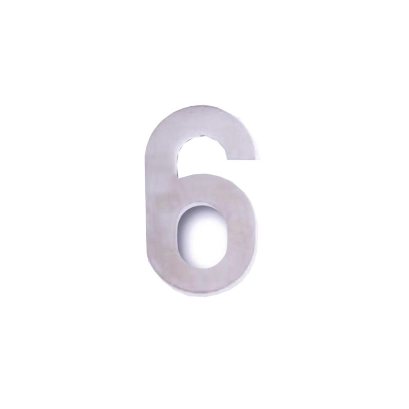 Cobra Číslice 6 - 15 cm, nerez