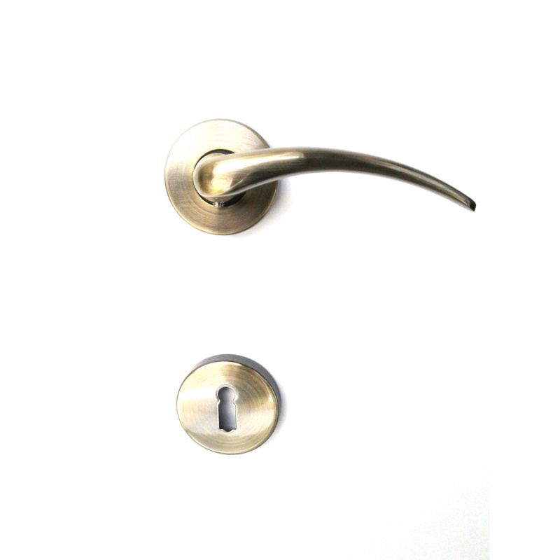 Cobra Rozetové dveřní kování LAURA-R PZ, česaný bronz