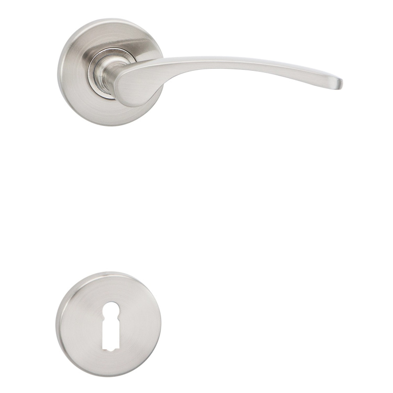 Cobra Rozetové dveřní kování LAURA-R BB, nikl matný