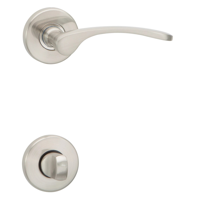 Cobra Rozetové dveřní kování LAURA-R WC, matný nikl