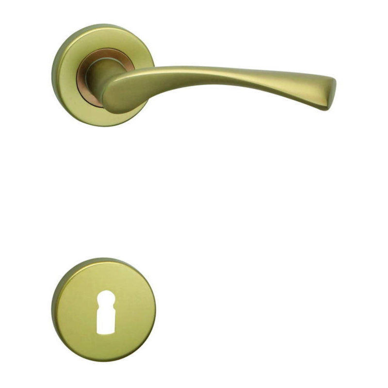 Cobra Rozetové dveřní kování GIUSSY-R BB, bronzový elox