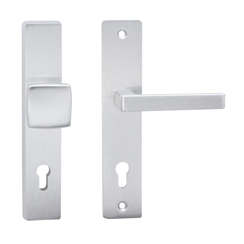 Cobra Štítové ochranné kování Tower H PZ 90 LI/RE, stříbrný elox