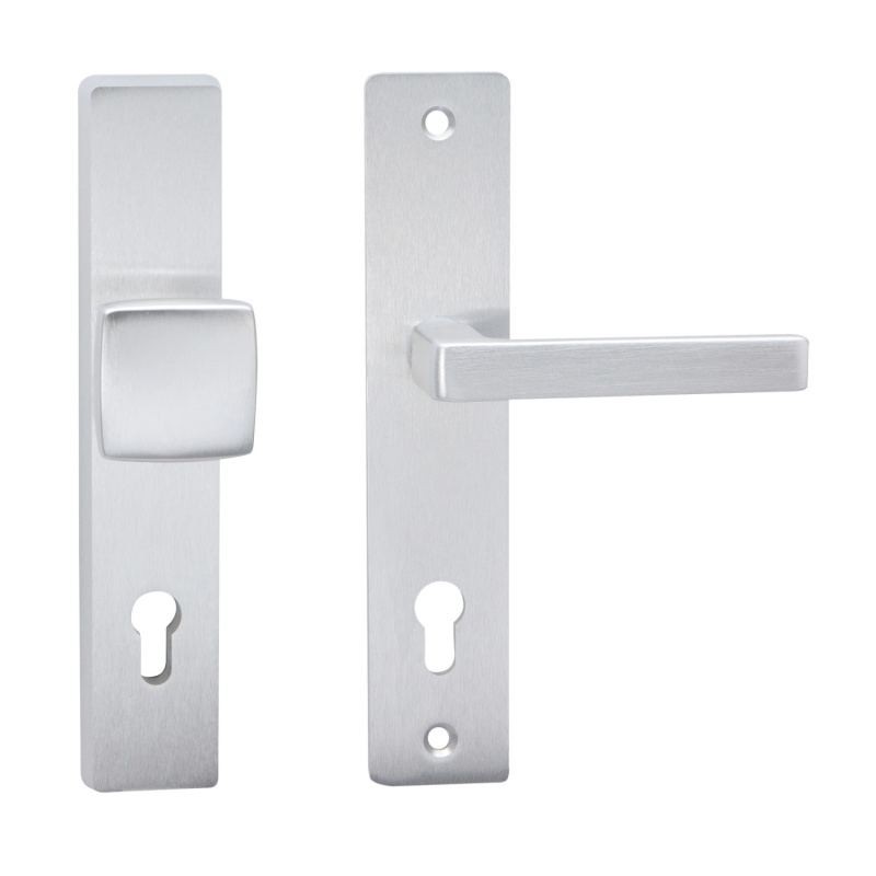 Cobra Štítové ochranné kování Tower H PZ 72 LI/RE, stříbrný elox