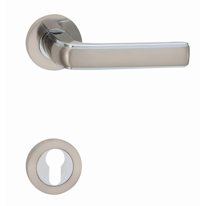 Cobra Rozetové dveřní kování VANDA-R BB, chrom lesklý/nikl matný