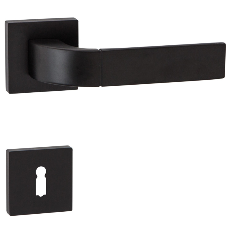 COBRA Rozetové dveřní kování VERA-S BB černá