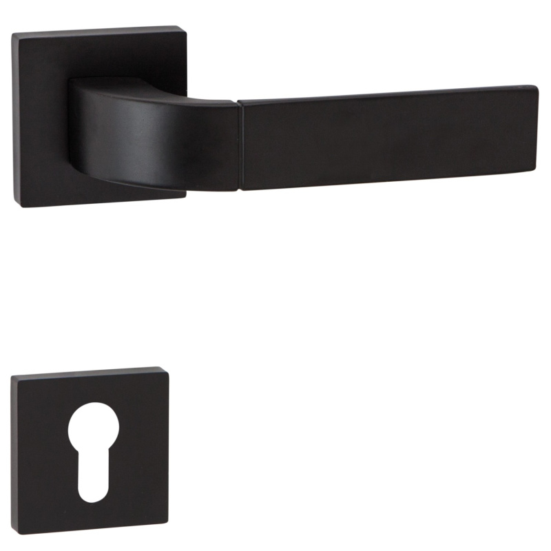 COBRA Rozetové dveřní kování VERA-S PZ černá