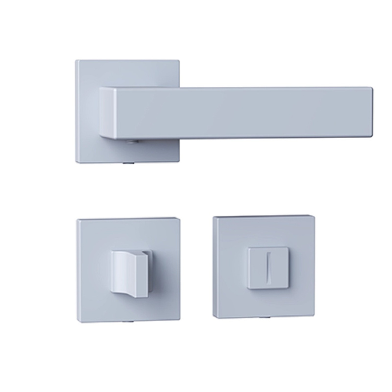 COBRA Rozetové dveřní kování GYES-S WC bílá