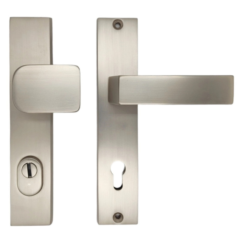 Cobra Štítové ochranné dveřní kování C201 PZ90 LI/RE překrytka, mat.nikl nerez